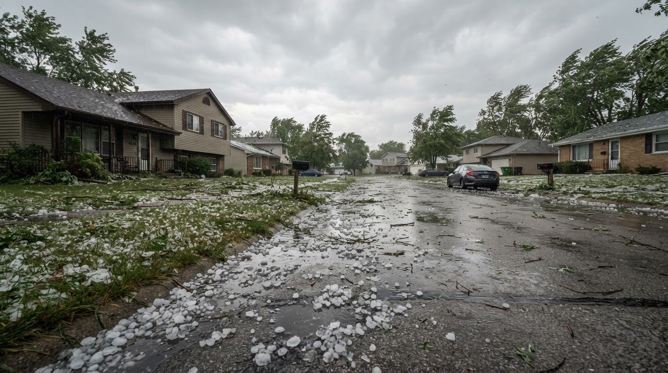 Hail Damage to Your Roof: Inspection Steps and Insurance Tips